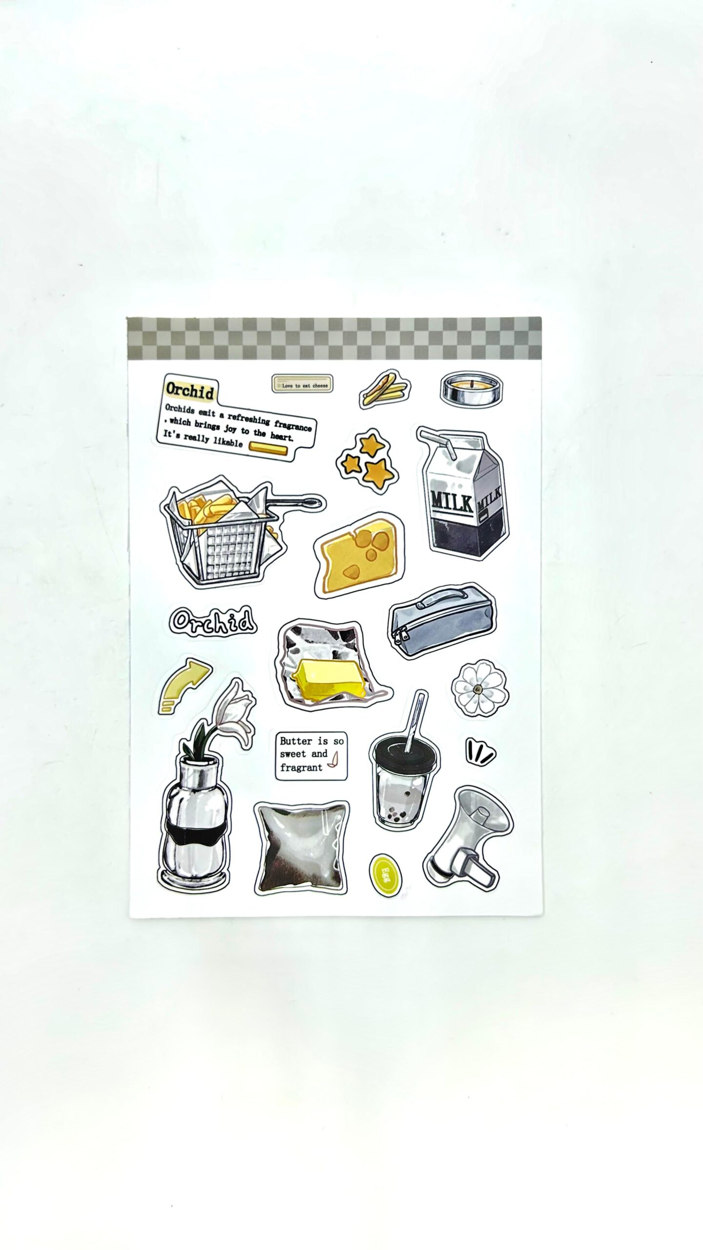 Наклейки Эстетика на листе А6 арт.tr396 Наклейки Эстетика на листе А6 арт.tr396