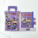 Канцелярский набор 5в1 в пакете арт.8801 фиолетовый