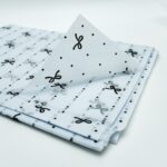 Бумага тишью Бантики 50*70см уп 10шт арт.tr274 белая