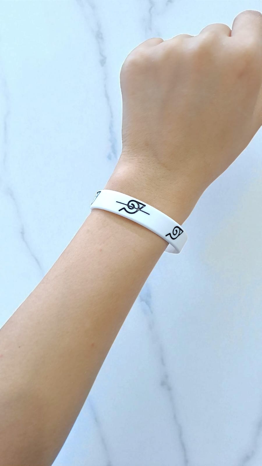 Браслет силиконовый Наруто арт.tr1894 белый Браслет силиконовый Наруто арт.tr1894 белый