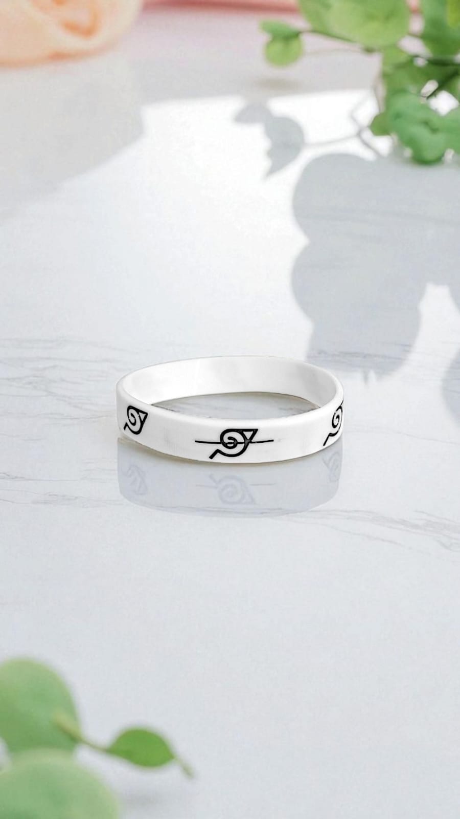 Браслет силиконовый Наруто арт.tr1894 белый Браслет силиконовый Наруто арт.tr1894 белый