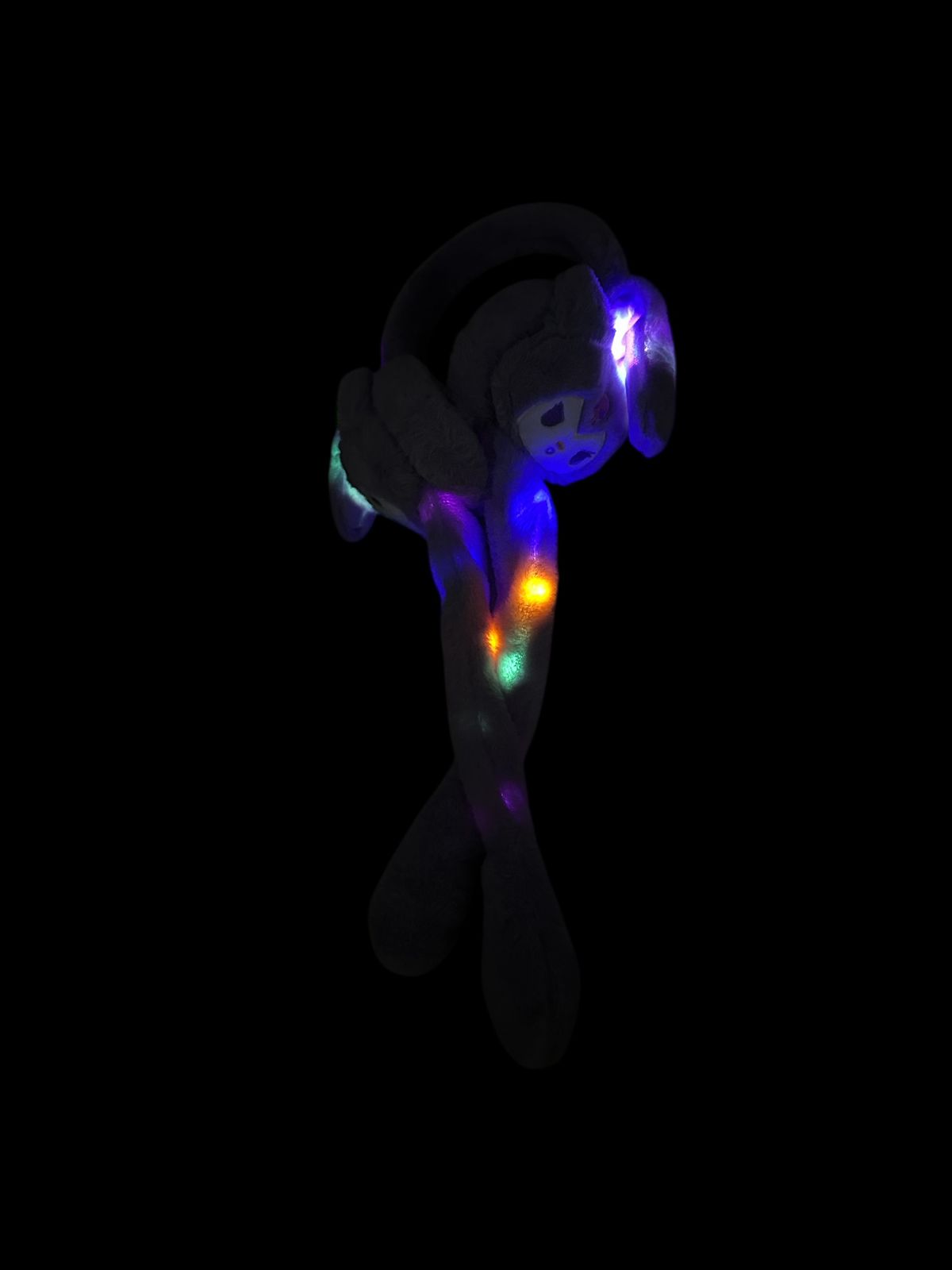 Наушники меховые с поднимающимися ушками светящиеся Куроми арт.tr3179 сиреневые Наушники меховые с поднимающимися ушками светящиеся Куроми арт.tr3179 сиреневые