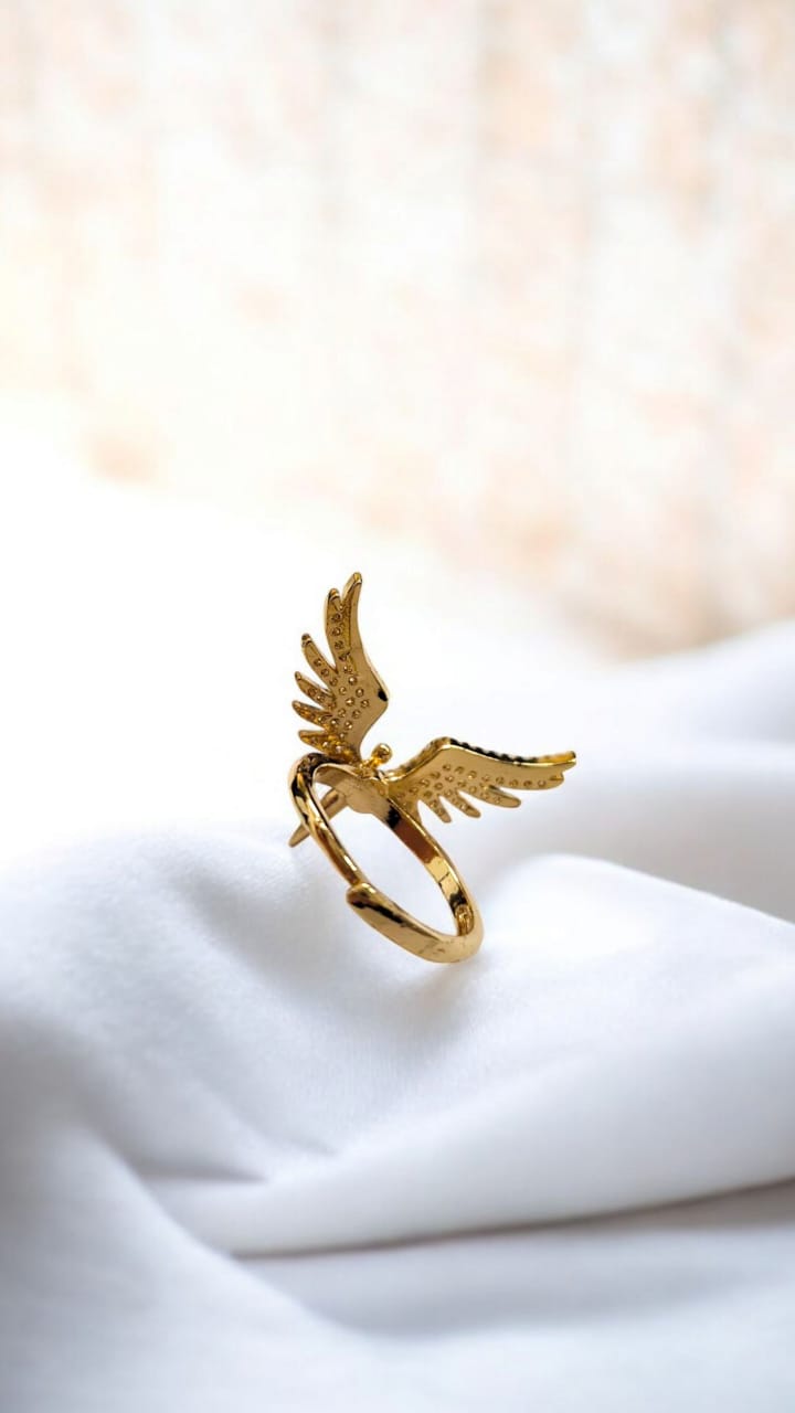 Кольцо крылья ангела золото арт.tr1430 Кольцо крылья ангела золото арт.tr1430