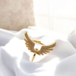 Кольцо крылья ангела золото арт.tr1430
