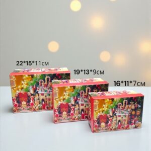 Коробка новогодняя 3в1 22*15 3000тг