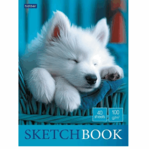 Скетчбук Hatber Носики и ушки 40л 100гр арт.32091