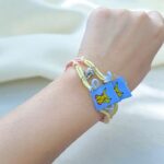 Браслеты парные с магнитом Pokemon арт.tr2161 разноцветные