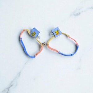 Браслеты парные с магнитом Pokemon арт.tr2161 разноцветные