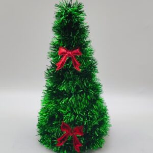 Декор новогодний Елка с мишурой с бантиками арт.6394-27 1000тг