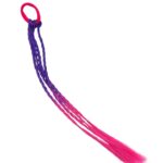 Косички на резинке 4шт арт.tr1624 фиолетовый,фуксия