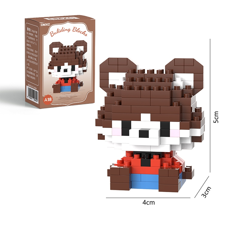 Конструктор Buliding Blocks арт.a18 Мишка коричневый Конструктор Buliding Blocks арт.a18 Мишка коричневый