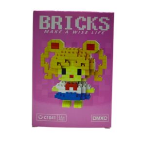 Конструктор Bricks арт.c1041 девочка в бело-синем платье