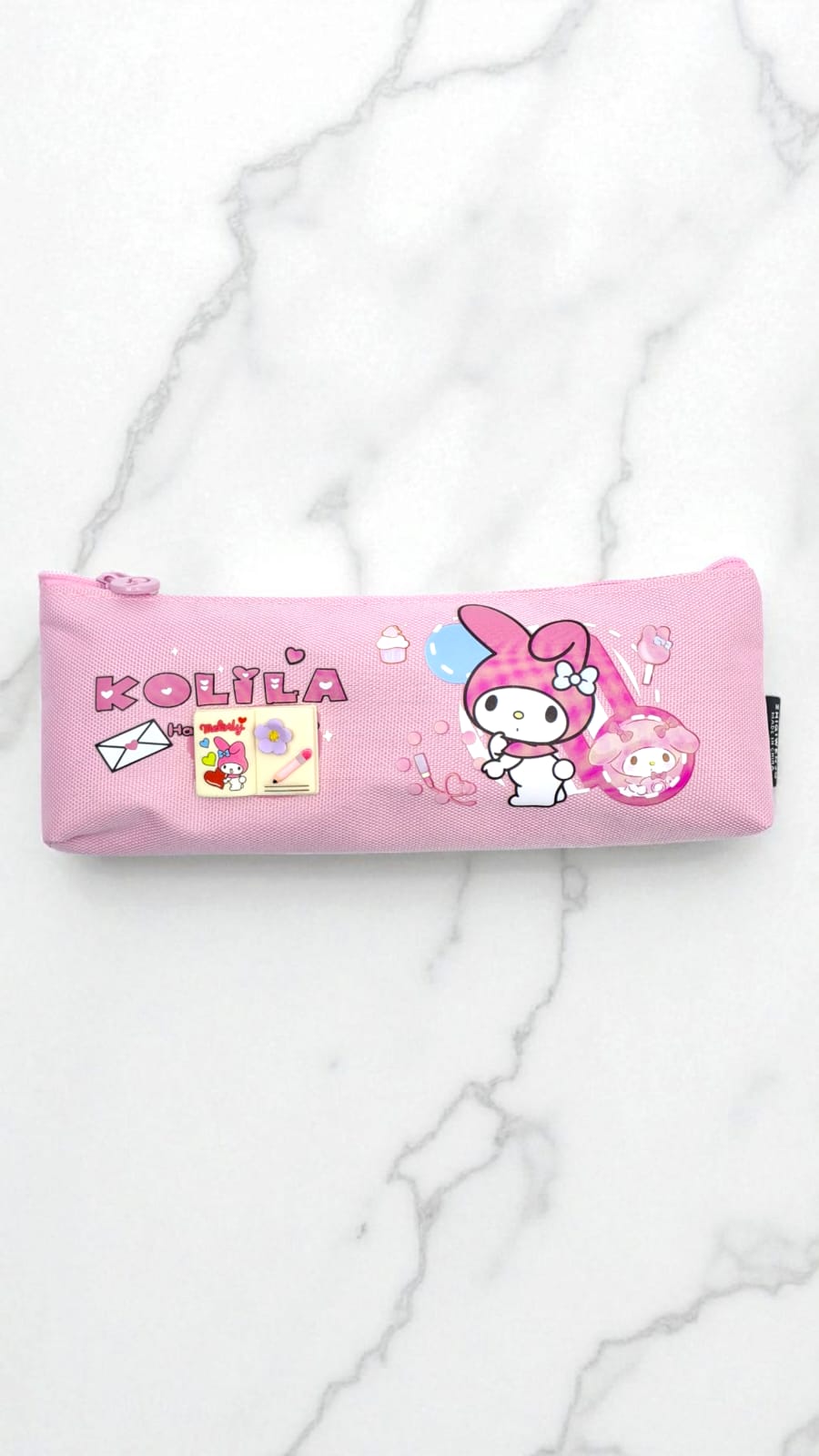 Пенал My Melody Kolila со значком книжечки Melody арт.8437 розовый Пенал My Melody Kolila со значком книжечки Melody арт.8437 розовый