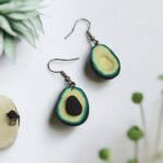 Серьги Авокадо арт.tr1537