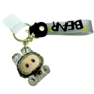 Брелок шейкер Лабубу 4,5см арт.tr1886 черный