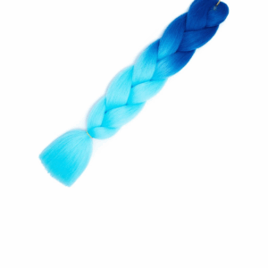 Канекалон двухцветный арт.B45 сине-голубой