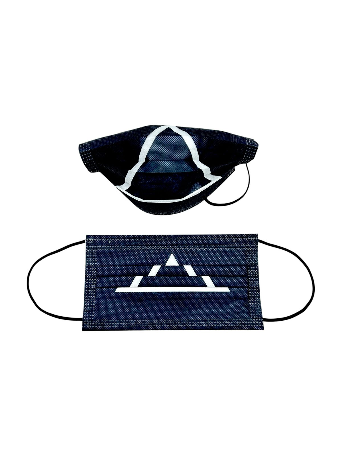 Маски медицинские Игра в кальмара треугольник уп 10шт арт.tr2405 черные Маски медицинские Игра в кальмара треугольник уп 10шт арт.tr2405 черные