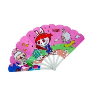 Веер Лабубу арт.tr1914 розовый