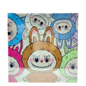 Картина стразами Лабубу 20*20см арт.yt0109