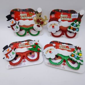Очки новогодние арт.40-16 Снеговик/Дед Мороз 700тг