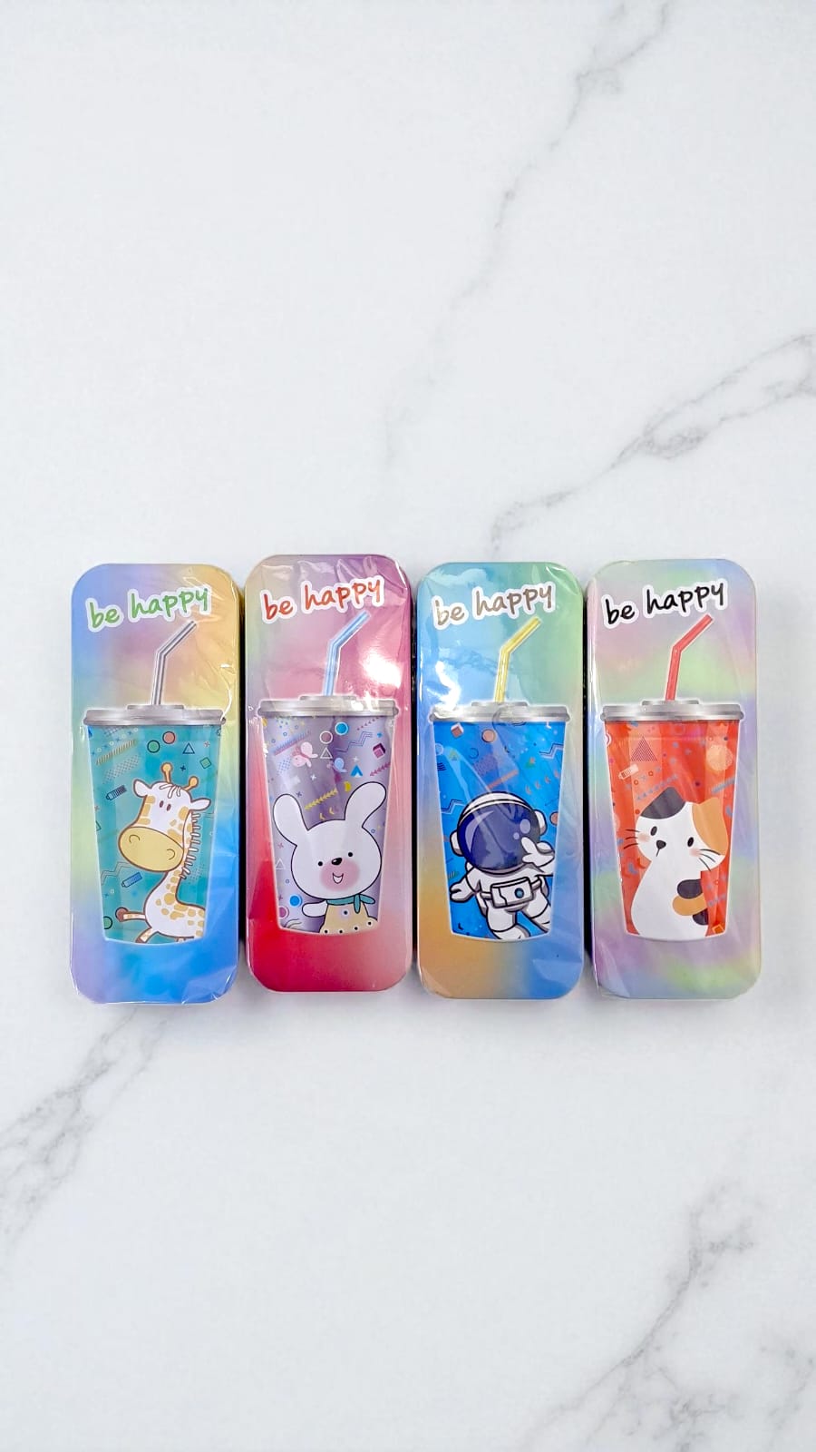 Пенал металлический Be Happy арт.55-205a ассорти Пенал металлический Be Happy арт.55-205a ассорти