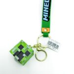 Брелок Майнкрафт кубик 3*3см арт.tr807 зеленый