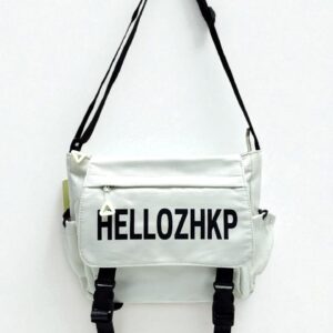 Сумка почтальонка Hellozhkp 28см арт.g-16 белая