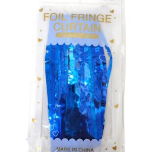 Дождик для фотозоны Foil Fringe Curtain 2м*1м арт.tr1184 синий