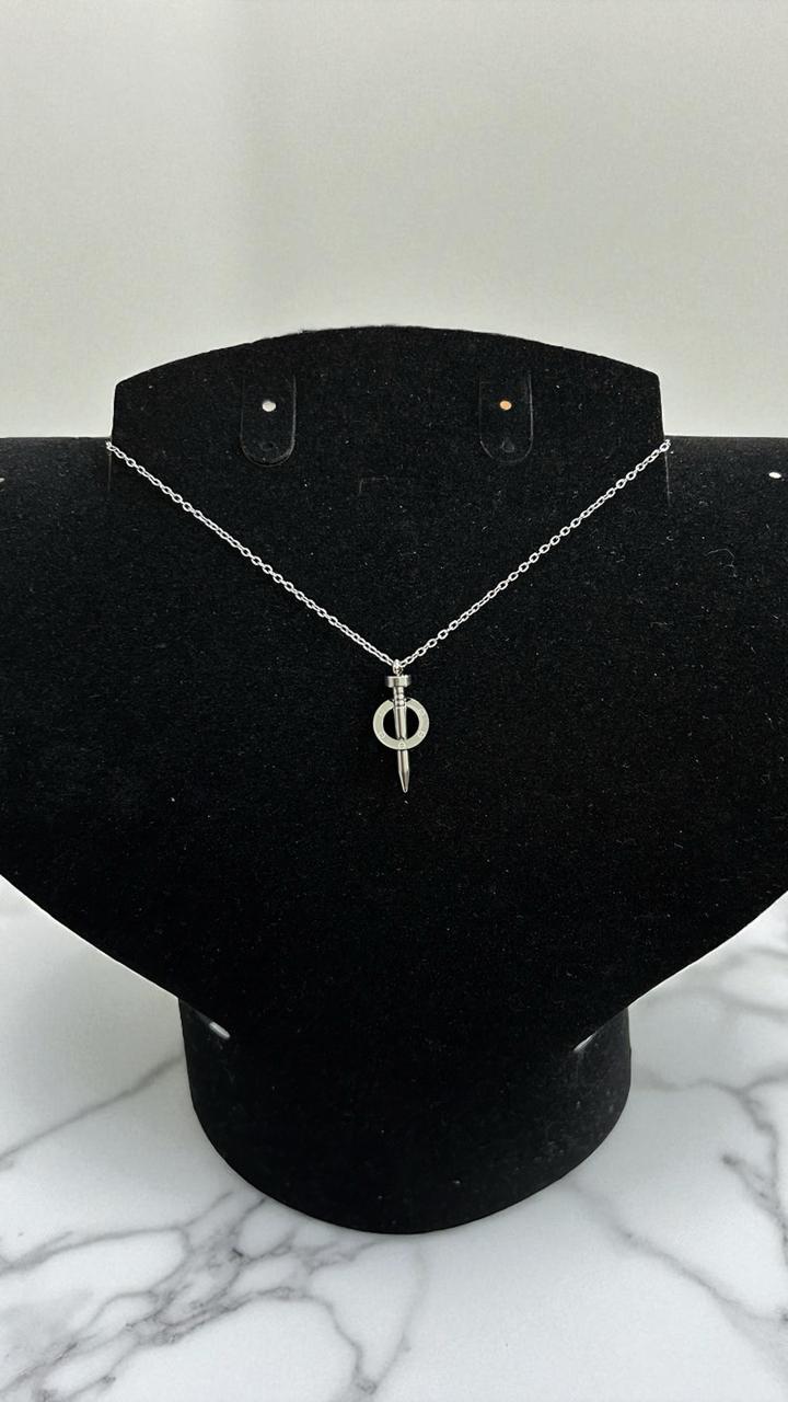 Кулон титан Гвоздь в кольце арт.tr2355 серебро Кулон титан Гвоздь в кольце арт.tr2355 серебро