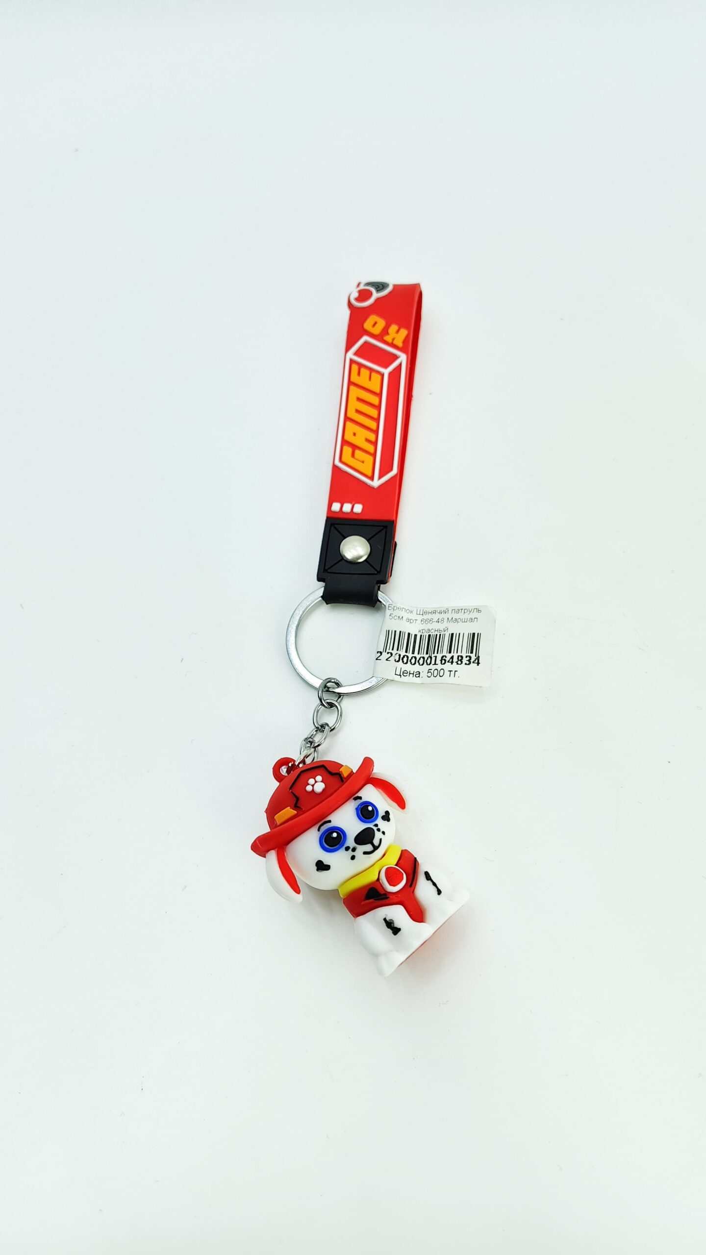 Брелок Щенячий патруль 5см арт.666-48 Маршал красный Брелок Щенячий патруль 5см арт.666-48 Маршал красный