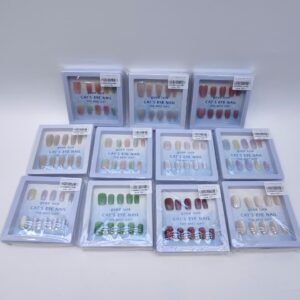 Ногти накладные Cat's Eye Nail арт.my-1975 ассорти