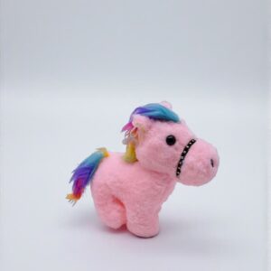 Мягкая игрушка Лошадь 20см арт.tr2842 розовый