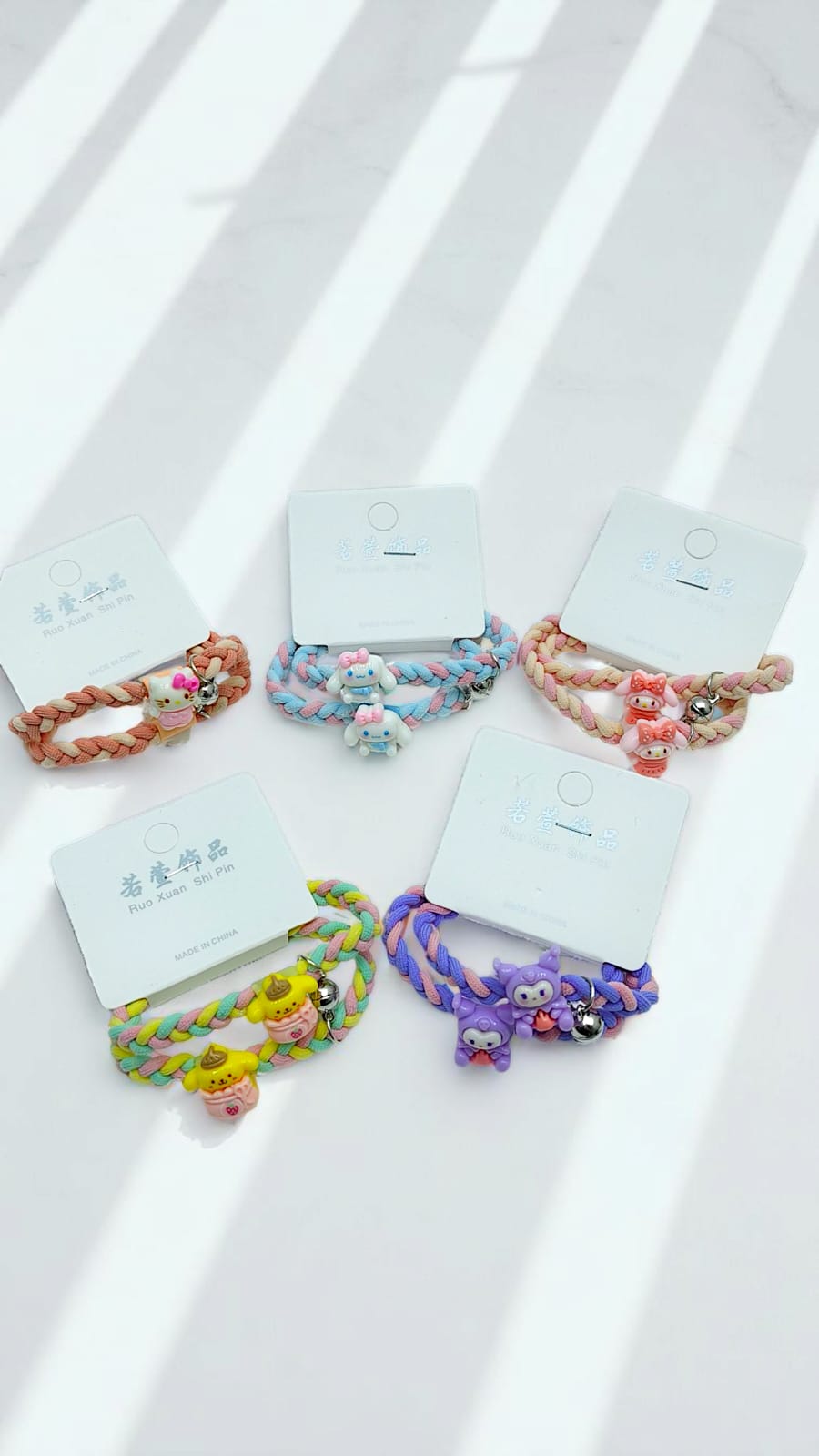 Набор резинок Sanrio с магнитом уп 2шт арт.3279-31 ассорти Набор резинок Sanrio с магнитом уп 2шт арт.3279-31 ассорти