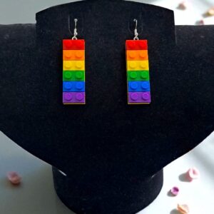 Серьги Лего радуга арт.tr2176