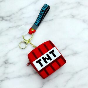 Брелок монетница Minecraft 7см арт.tr1513 красный