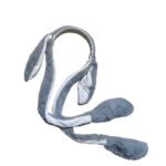 Ободок мех Зайка светящийся арт.tr3182 серый