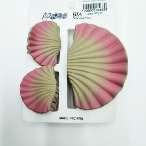 Крабик Ракушка 4-9см уп 3шт арт.tr455 бежево-кораловый