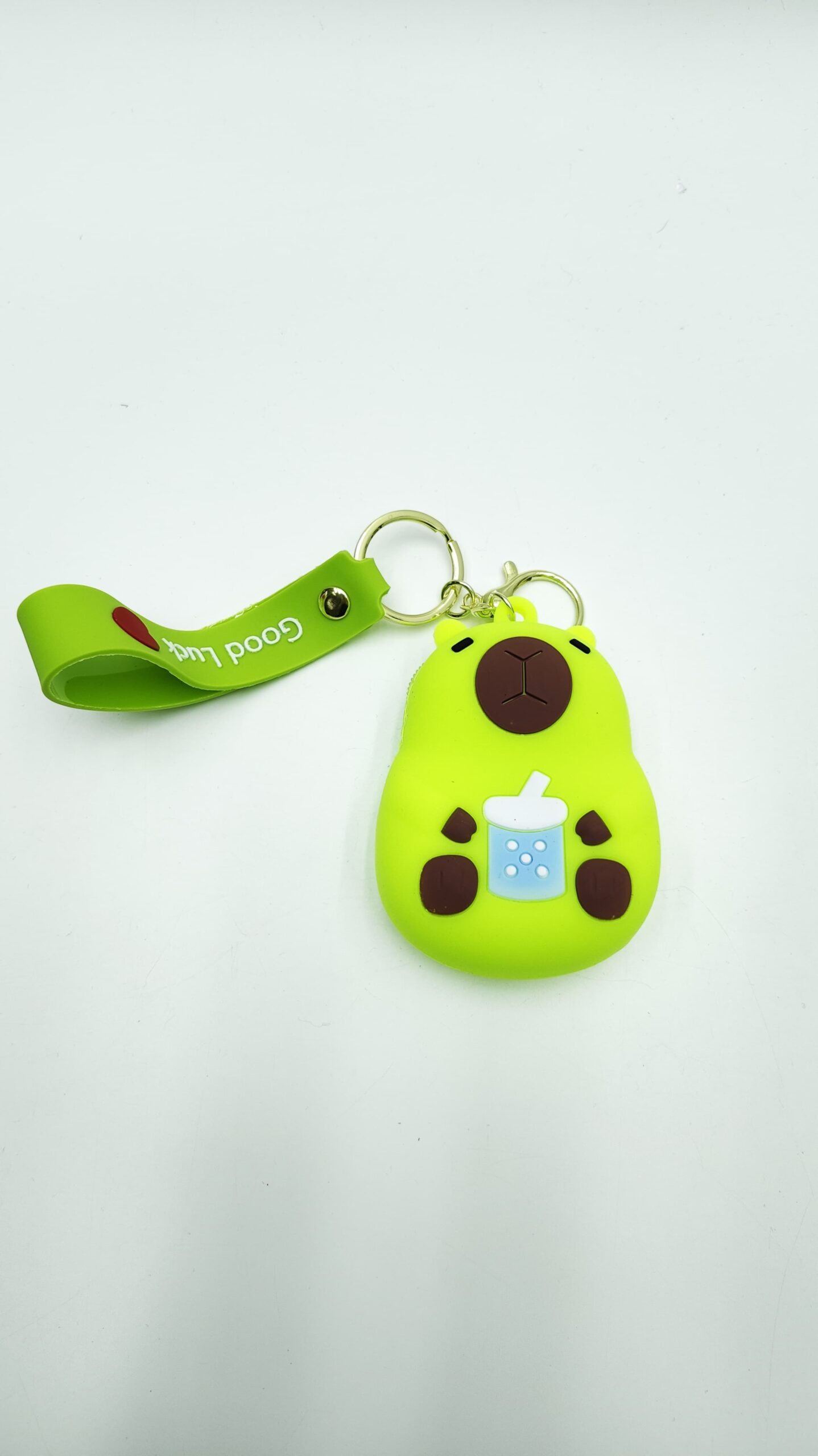 Брелок кошелек Капибара арт.tr258 зеленый Брелок кошелек Капибара арт.tr258 зеленый