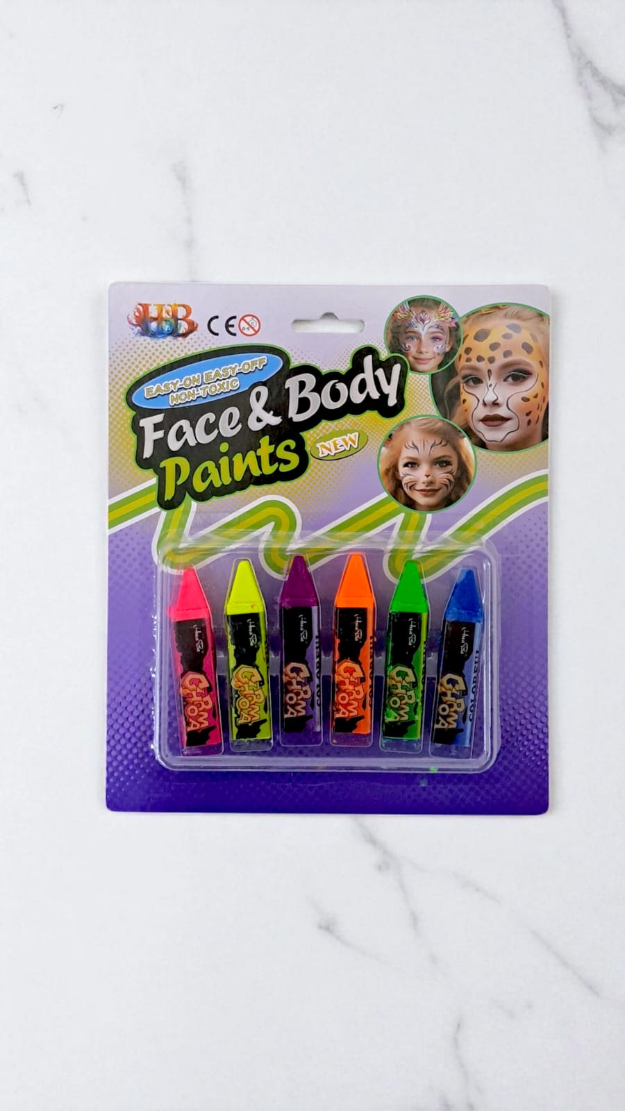 Грим мелки для лица и тела HuaBa 6цв арт.l26 Грим мелки для лица и тела HuaBa 6цв арт.l26