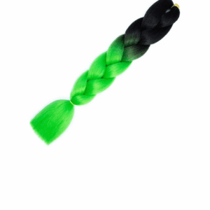 Канекалон двухцветный арт.B17 черно-зеленый