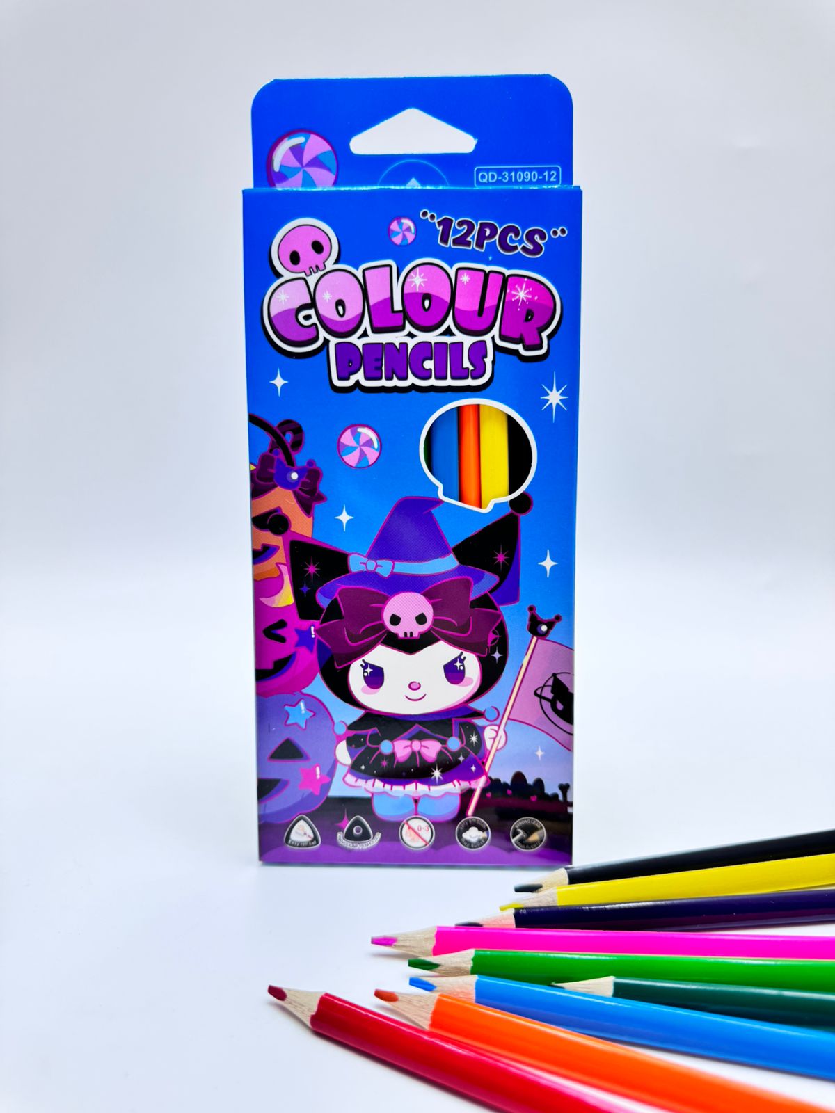 Карандаши цветные Куроми 12цв арт.qd-31090-13 Карандаши цветные Куроми 12цв арт.qd-31090-13