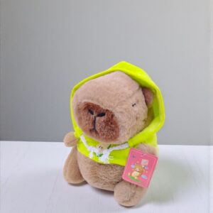 Мягкая игрушка Капибара в капюшоне 20см арт.tr2848 зеленая