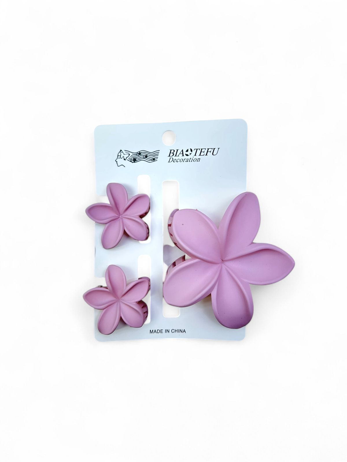 Крабик Гавайский цветок 4-8см уп 3шт арт.tr2529 матовый бело-лиловый Крабик Гавайский цветок 4-8см уп 3шт арт.tr2529 матовый бело-лиловый