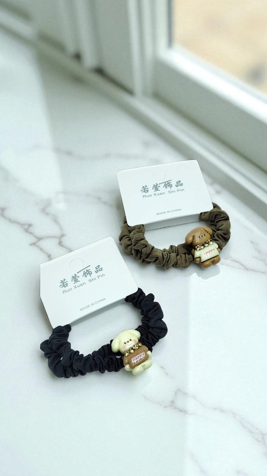 Набор резинок Собачки уп 2шт арт.3279-38 ассорти Набор резинок Собачки уп 2шт арт.3279-38 ассорти