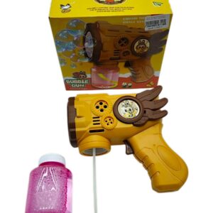 Пистолет мыльные пузыри Лабубу арт.055c коричневый