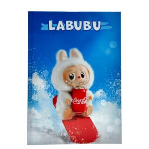 Блокнот А5 Qazaq Бренд Labubu арт.tr1648 на сноуборде