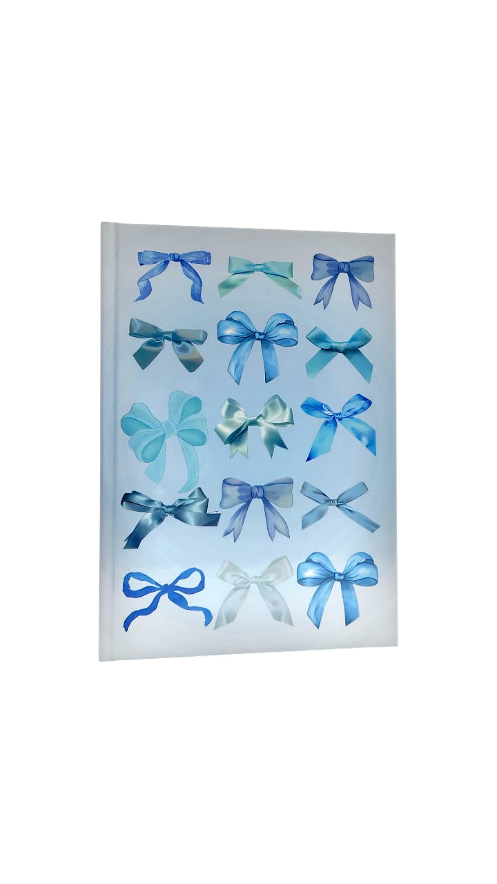 Блокнот Qazaq Бренд A5 арт.tr1661 голубые бантики Блокнот Qazaq Бренд A5 арт.tr1661 голубые бантики