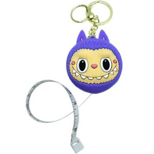 Брелок рулетка Лабубу арт.tr1705 фиолетовый