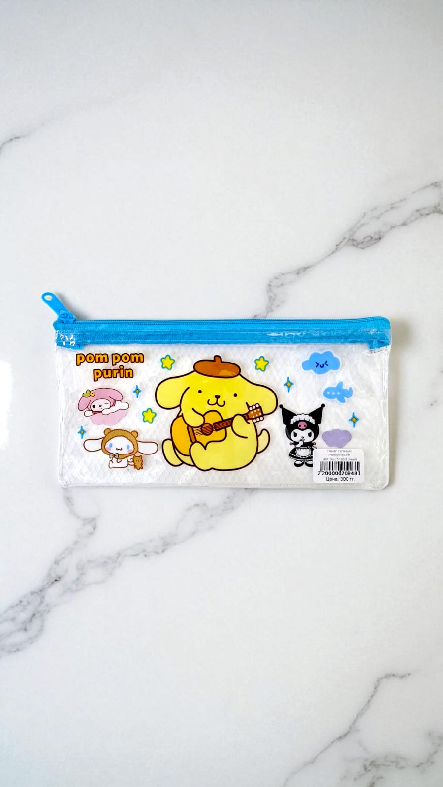 Пенал гелевый Pompompurin арт.hy-7516bd синий Пенал гелевый Pompompurin арт.hy-7516bd синий