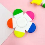 Текстовыделитель Спиннер цветочек 5цв арт.MD-159